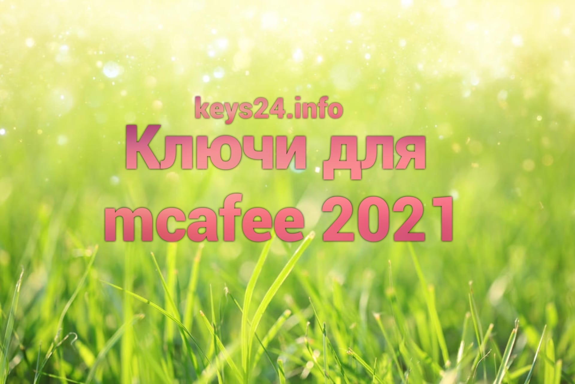 kluchi dlya mcafee 2021